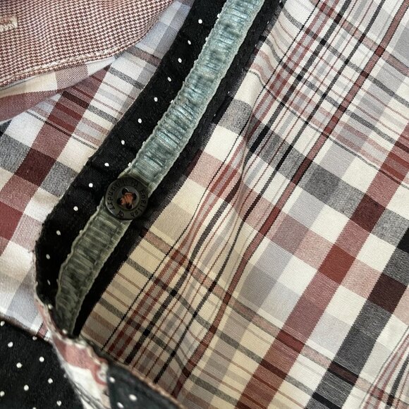 English Laundry Men's Blaque Label Button-Up Shirt Pockets PlaidLarge - Picture 8 of 10